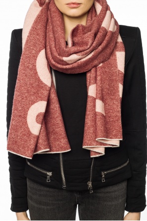 Embroidered logo scarf, zdjęcie 2 Embroidered logo scarf od Acne